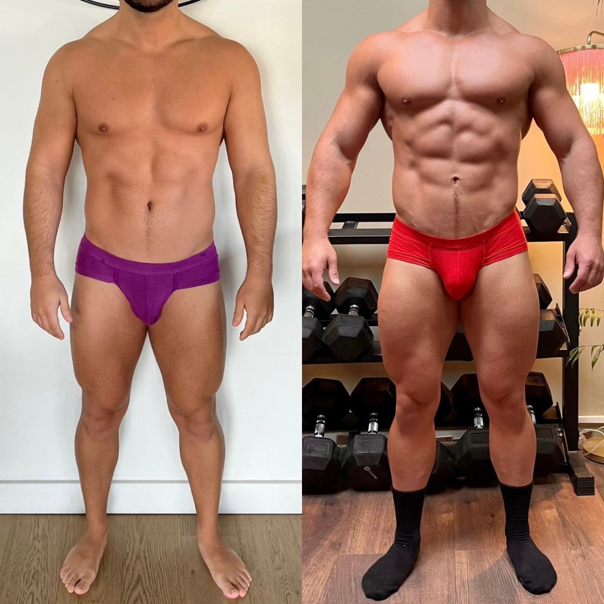 Client body transformation, before and after